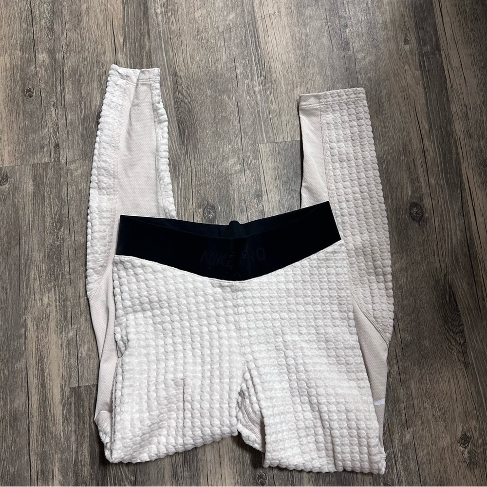 Nike Pro - Hyperwarm Textured Leggings - image 2